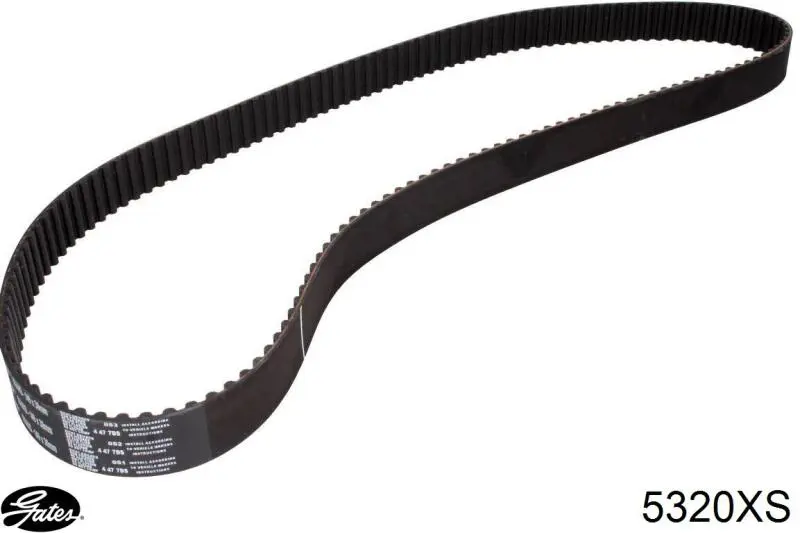 Зубчастий ремінь Gates 5320XS ціна, від 22.72 USD