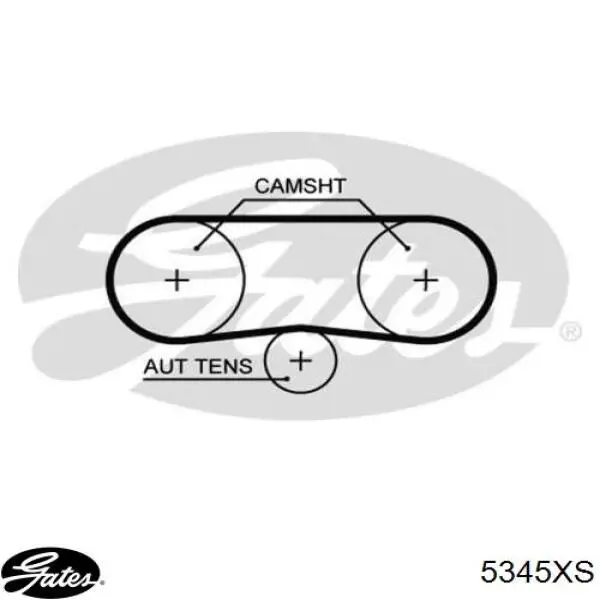 Купити 5345XS Gates Ремінь ПНВТ