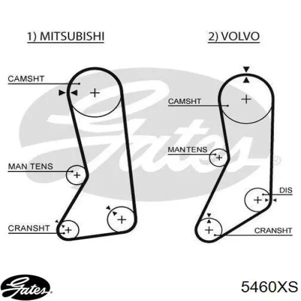Купити 9465066 Volvo Ремінь газорозподільного механізму