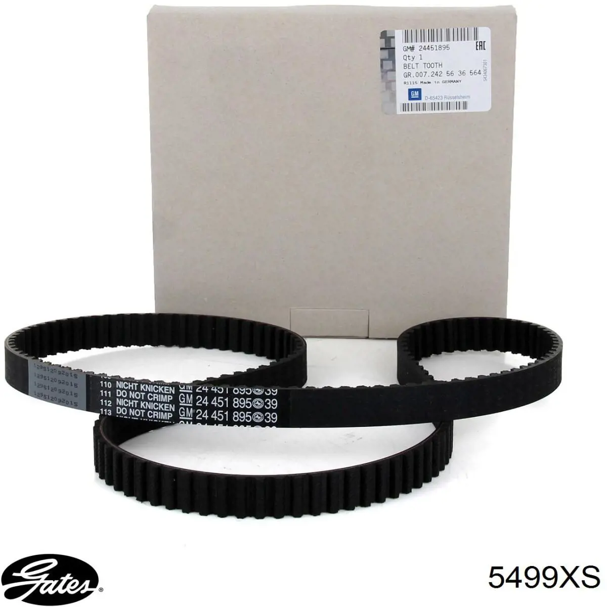 Купити 205843 Hans Pries (Topran) Ремінь газорозподільного механізму