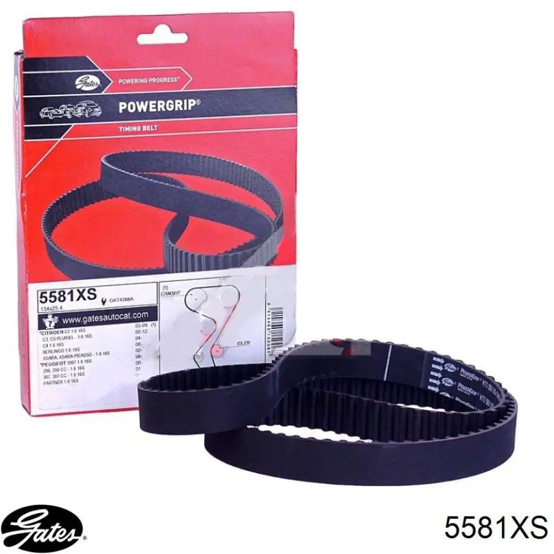 5581XS Gates Ремінь двигуна