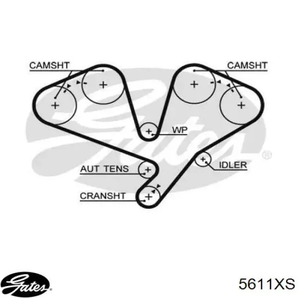 Зубчастий ремінь Hyundai/Kia S2431239800 ціна, від 39.42 USD
