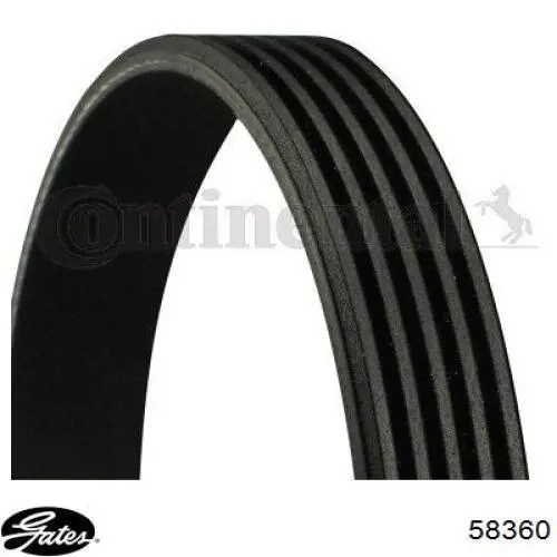 Клиновий ремінь Gates 58360 ціна, від 10.14 USD