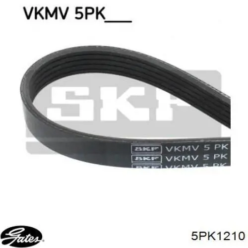 Купити 5PK1210 Gates Ремінь генератора