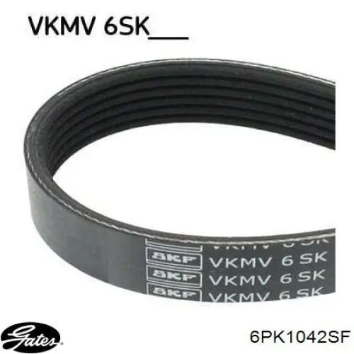 Купити 6PK1042SF Gates Ремінь генератора