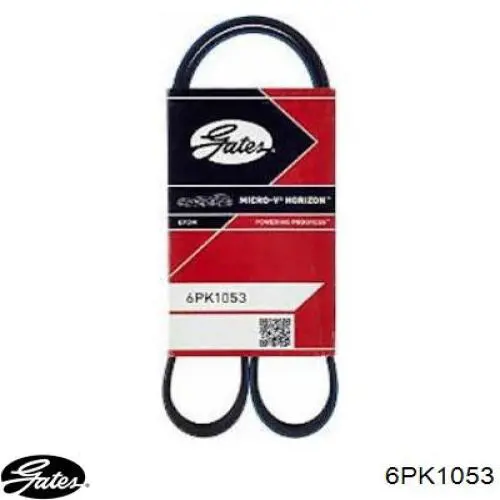 Купити 6PK1053 Gates Ремінь генератора