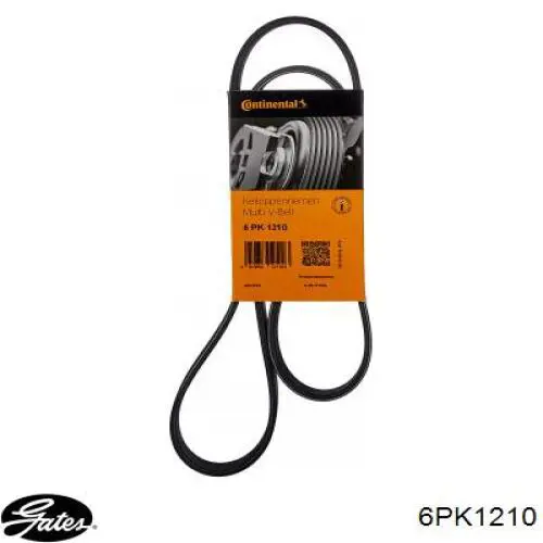 Ремінь генератора 6PK1210 Gates