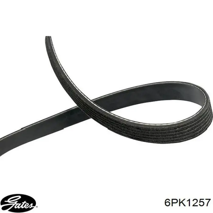 Клиновий ремінь Gates 6PK1257 ціна, від 13.32 USD