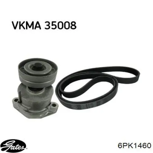 Ремінь генератора 6PK1460 Gates