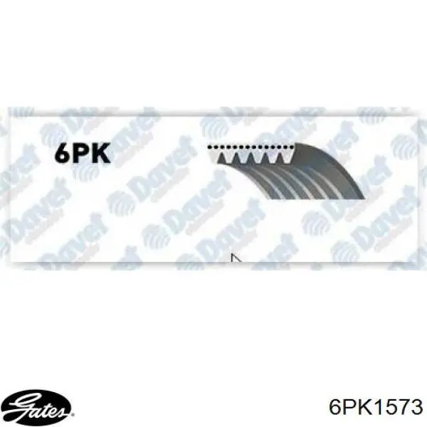 Ремень генератора GATES 6PK1573
