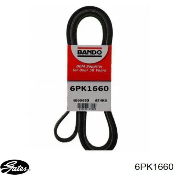 Клиновий ремінь Gates 6PK1660 ціна, від 13.48 USD