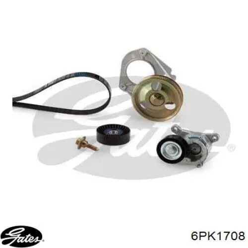 Ремінь кондиціонера Gates 6PK1708