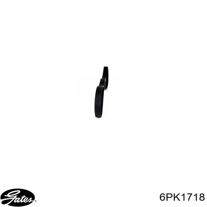 6PK1718 Gates Поліклиновий ремінь