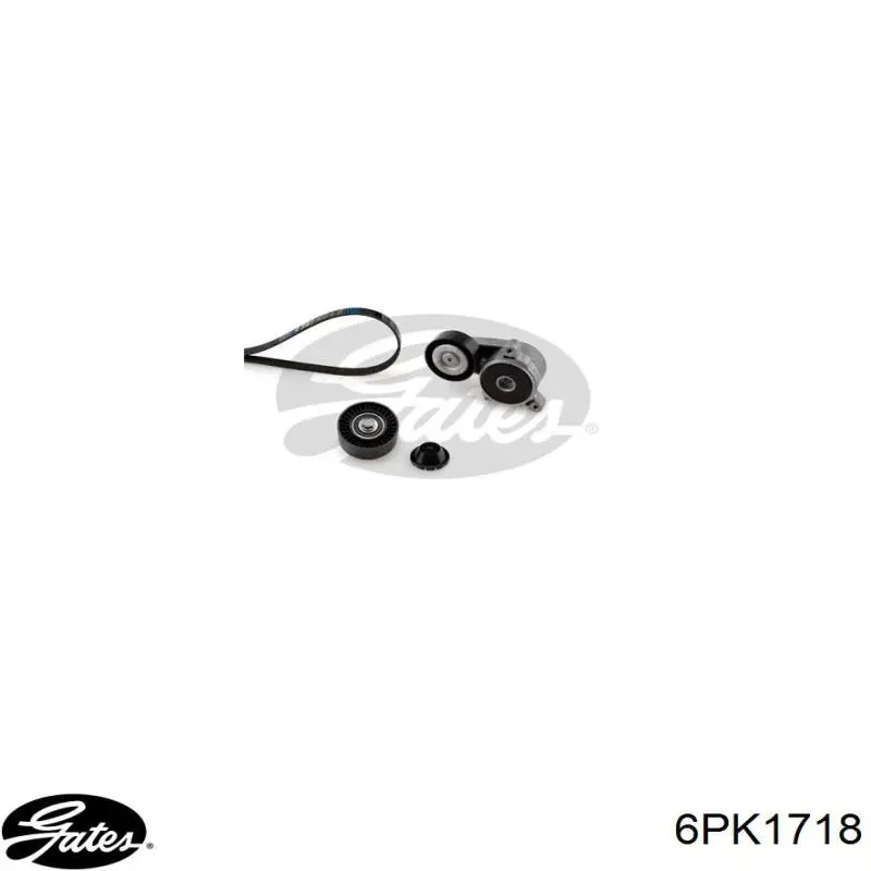Купити 6PK1718 Gates Ремінь генератора