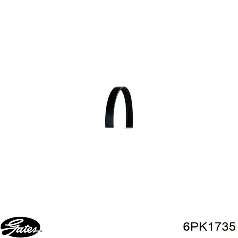 Купити 6PK1735 Gates Ремінь генератора