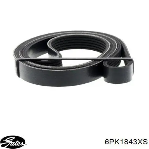 Клиновий ремінь Gates 6PK1843XS ціна, від 21.18 USD