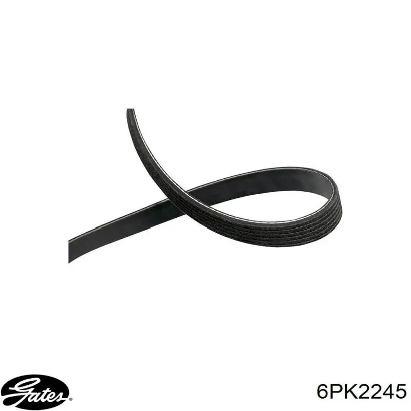 Ремінь кондиціонера Gates 6PK2245