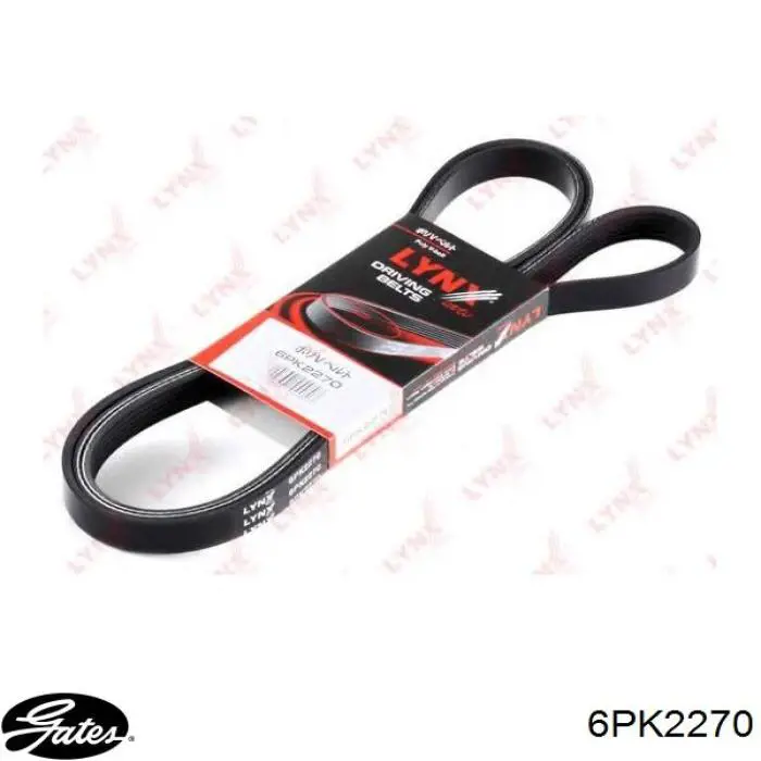 Ремінь генератора 6PK2270 Gates