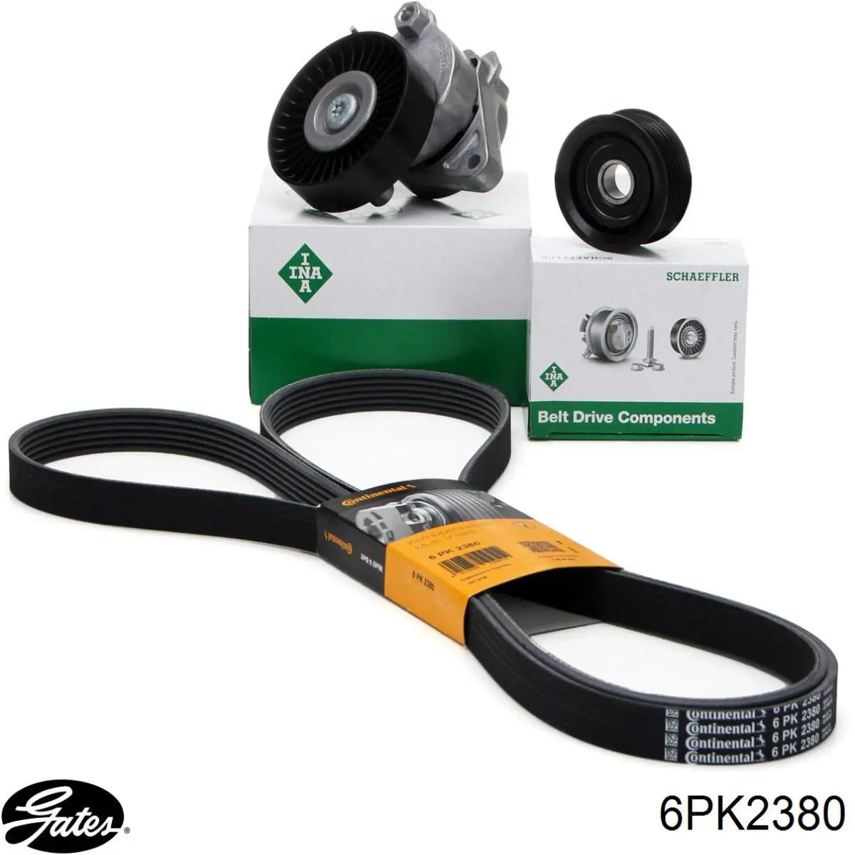 Ремінь кондиціонера Gates 6PK2380