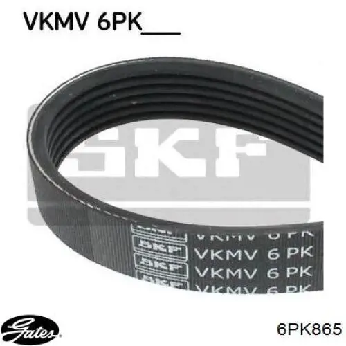 6PK865 Gates Поліклиновий ремінь