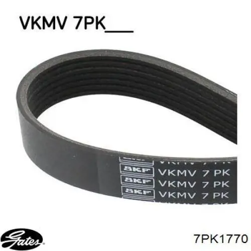 Ремінь генератора 7PK1775 Denckermann