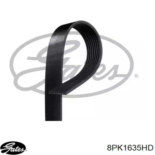 Клиновий ремінь Gates 8PK1635HD ціна, від 10.56 USD