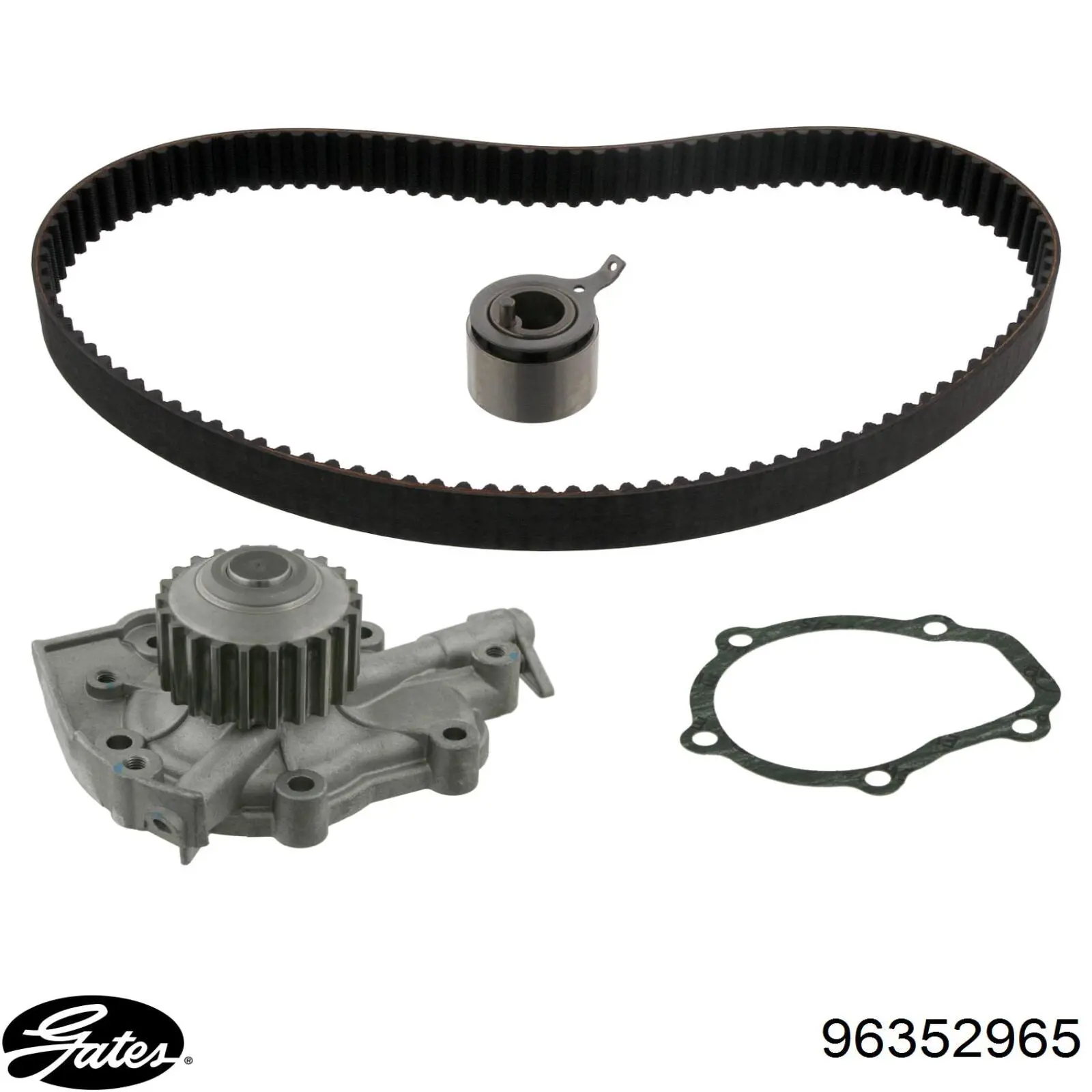 Зубчастий ремінь Gates 96352965 ціна, від 12.17 USD