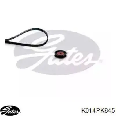 Ремінь приводний, агрегатів, комплект Gates K014PK845 ціна, від 31.61 USD