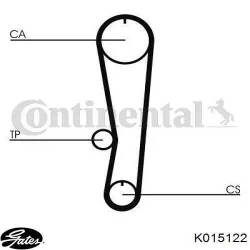 Комплект ГРМ CT568K1 Continental/Siemens