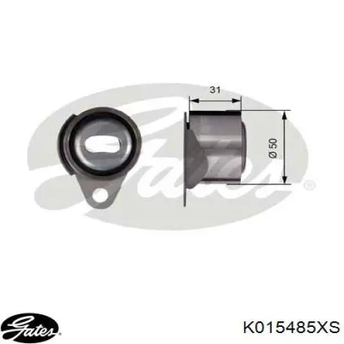 K015485XS Gates Ремінь ГРМ, комплект
