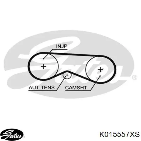 Ремкомплект ГРМ Gates K015557XS