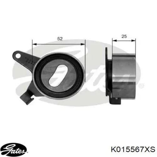K015567XS Gates Ремінь ГРМ, комплект
