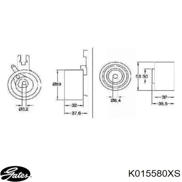 Купити KD46503 NTN ГРМ ремень