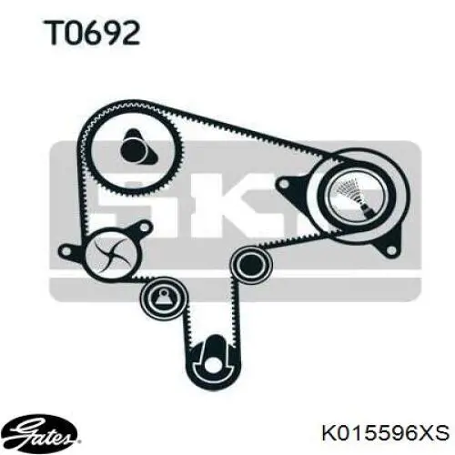 Ремкомплект ГРМ Gates K015596XS