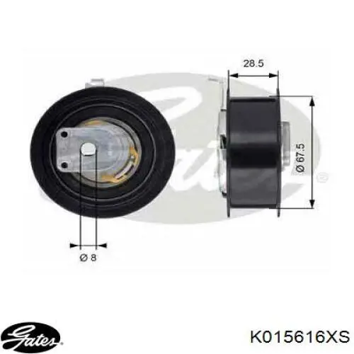 Купити K015616XS Gates ГРМ ремень