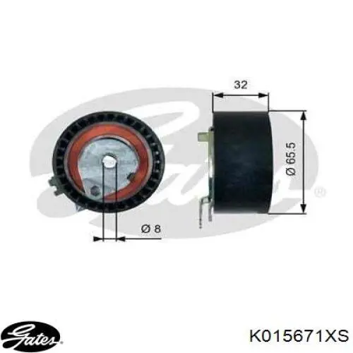 Комплект ГРМ 7701471974 Renault (RVI)
