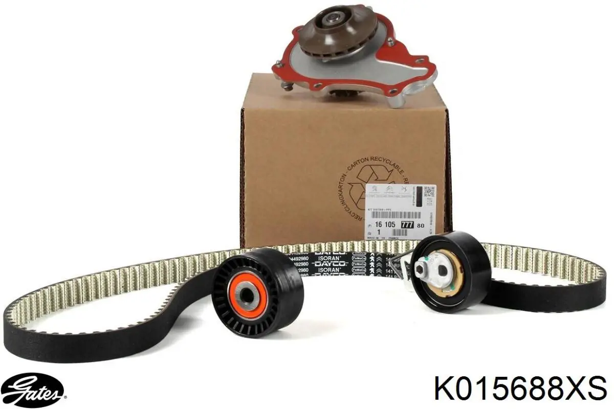 Комплект ГРМ Gates K015688XS ціна, від 87.78 USD