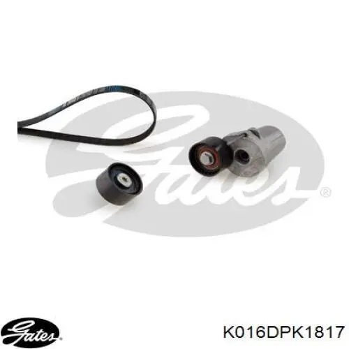 Ремінь приводний, агрегатів, комплект Gates K016DPK1817 ціна, від 88.15 USD