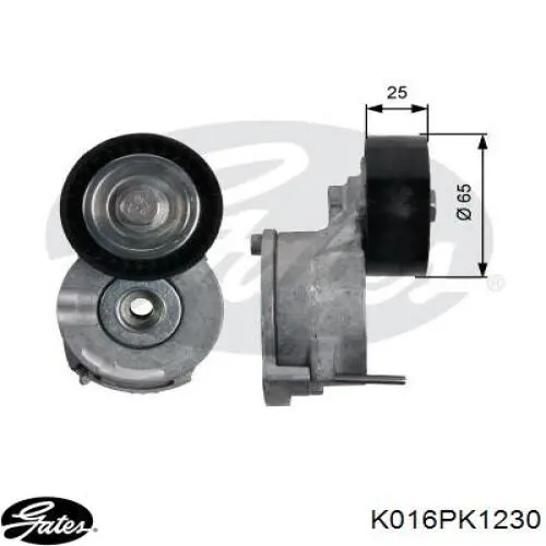 1617025580 Peugeot/Citroen Ремінь приводний, агрегатів, комплект