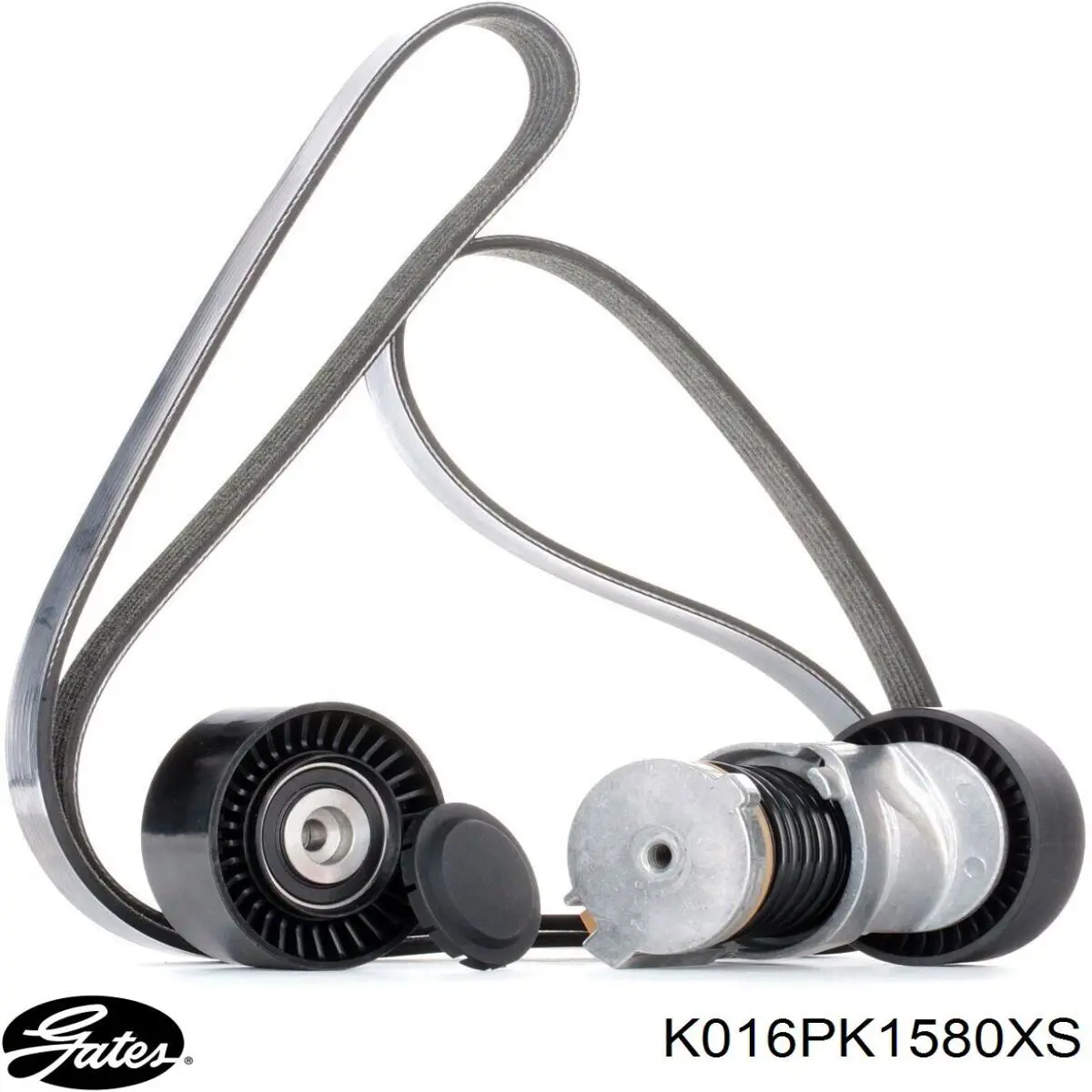 Ремінь приводний, агрегатів, комплект Gates K016PK1580XS ціна, від 70.21 USD