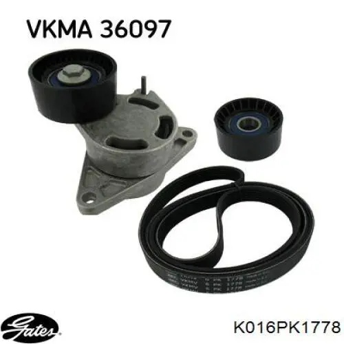 Купити 4449516 General Motors Ремінь приводний, агрегатів, комплект