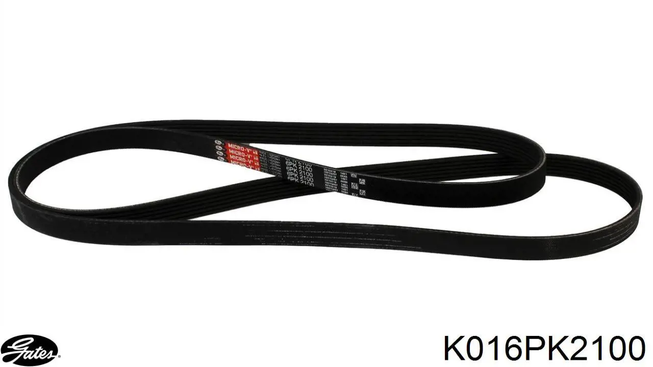 Купити K016PK2100 Gates Ремінь приводний, агрегатів, комплект