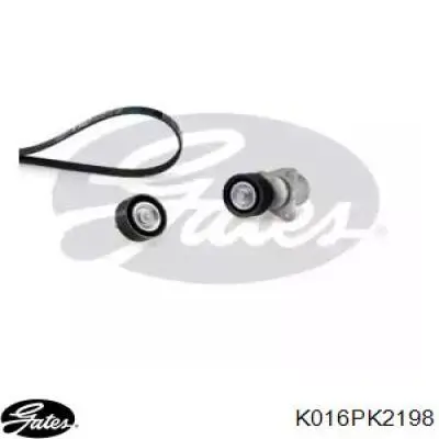 Ремінь приводний, агрегатів, комплект Gates K016PK2198 ціна, від 108.74 USD