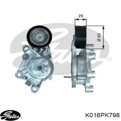Ремінь приводний, агрегатів, комплект Dayco KPV340 ціна, від 42.62 USD