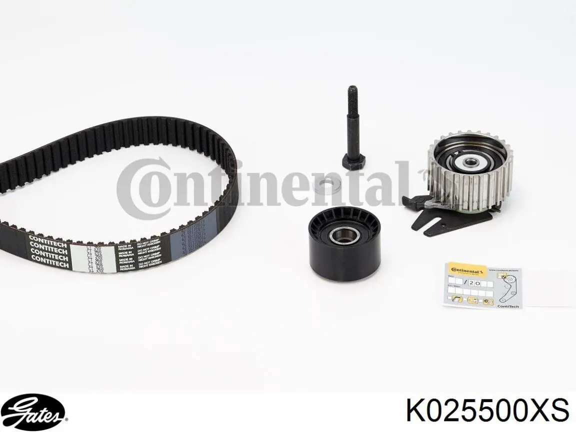 K025500XS Gates Ремінь ГРМ, комплект