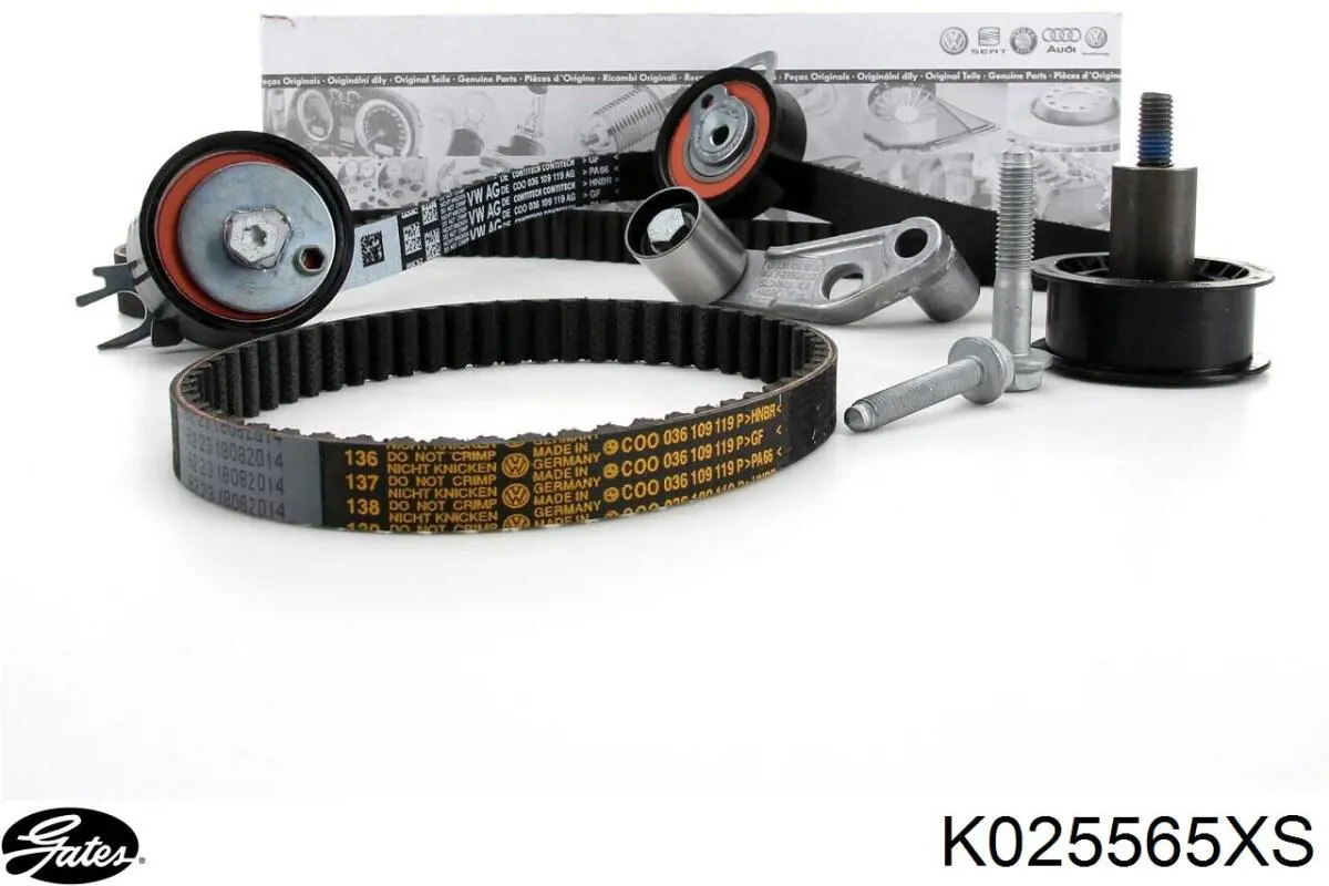 Ремкомплект ГРМ Gates K025565XS