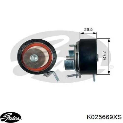 Комплект ГРМ Bugatti BKCD0814 ціна, від 40.15 USD