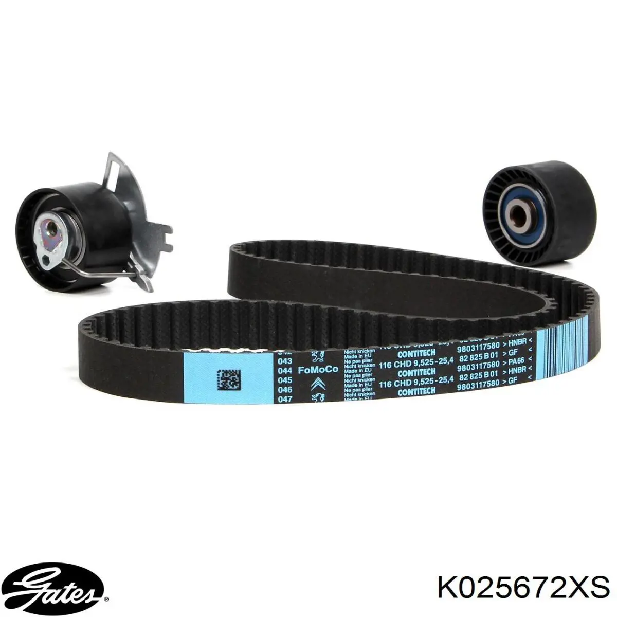 Комплект ГРМ K025672XS Gates
