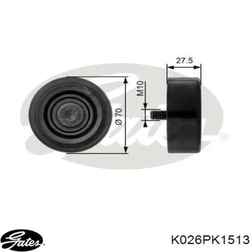 Ремінь приводний, агрегатів, комплект Ford 1870354 ціна, від 79.66 USD