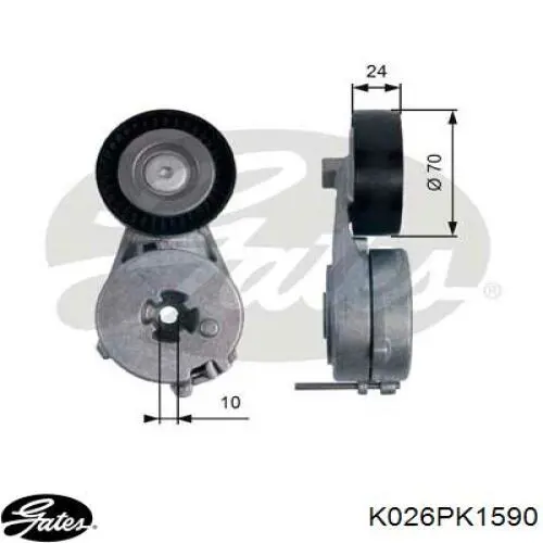 VKMA31310 SKF Ремінь приводний, агрегатів, комплект